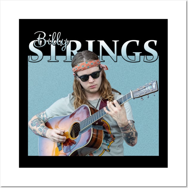 Billy Strings // Guitarist 70s Style // Wall Art by BlackAlife